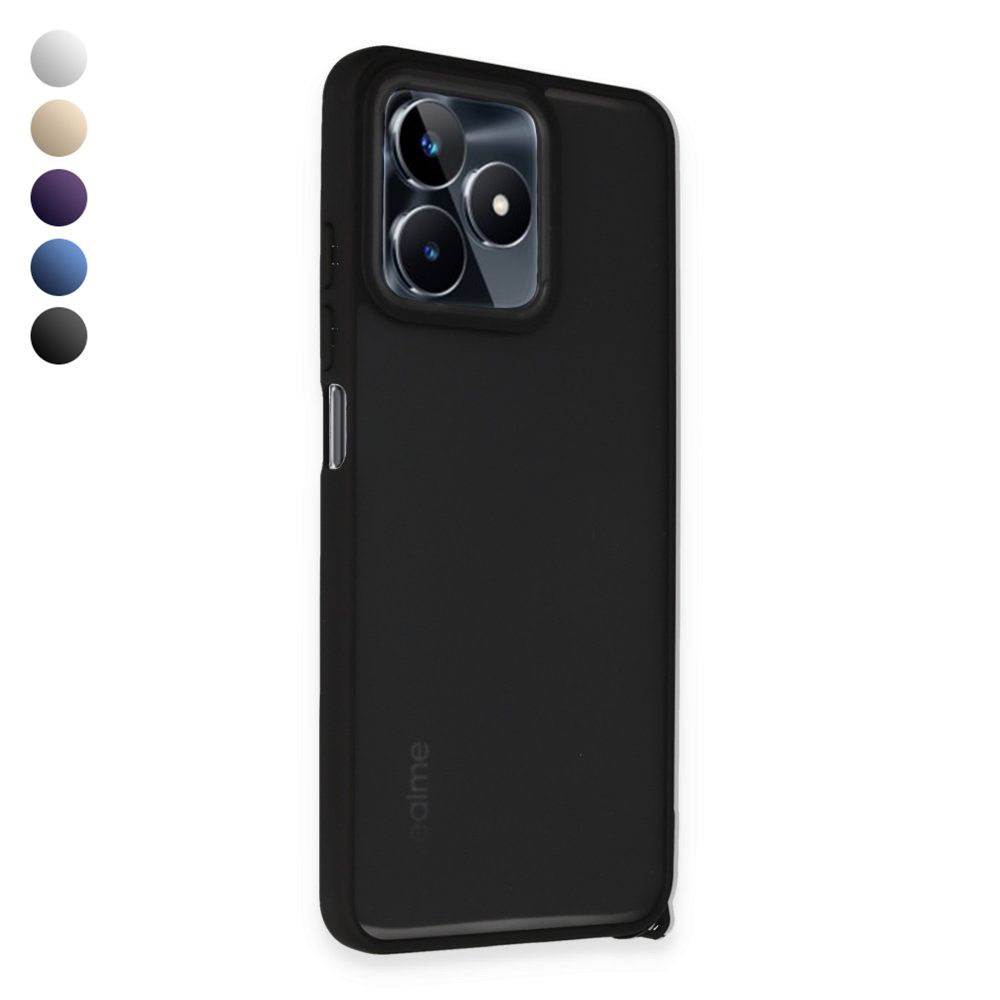 Realme C53 Kılıf Elegant Seri Silikon Kapak