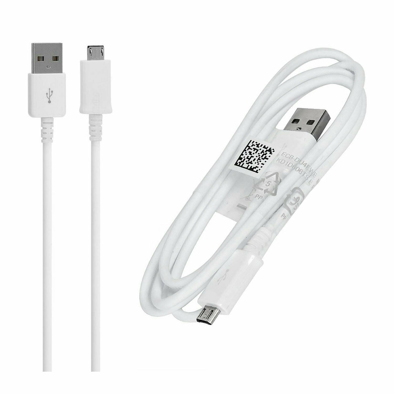 Samsung ECB-DU4EWEGSTD Micro USB Orijinal Kablo 1.5mt Beyaz