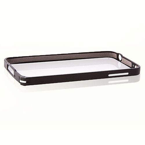 Samsung G900FQ S5 Bumper Çerçeve Kılıf Siyah