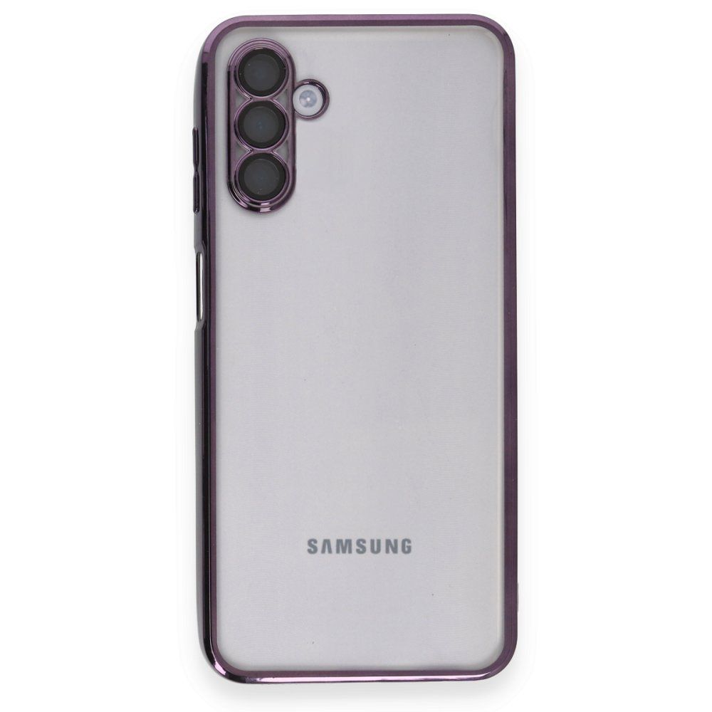 Samsung Galaxy A04s Kılıf Razer Lens Çerçeveli Silikon Kapak