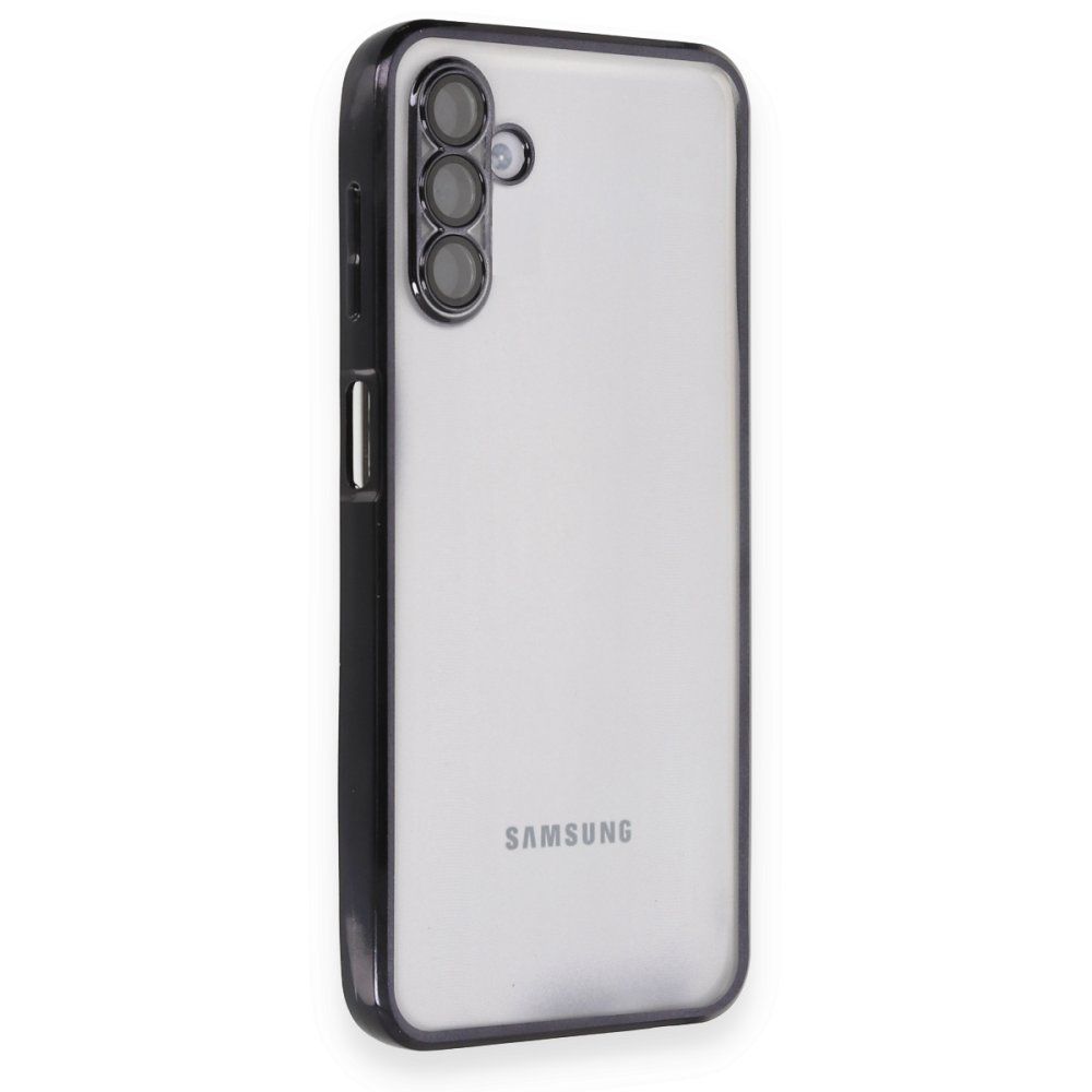 Samsung Galaxy A04s Kılıf Razer Lens Çerçeveli Silikon Kapak