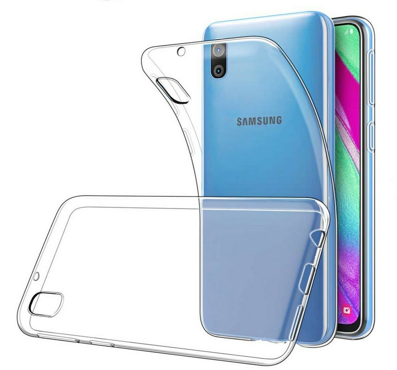 Samsung Galaxy A10 (A105) Kılıf Soft Silikon Şeffaf Arka Kapak