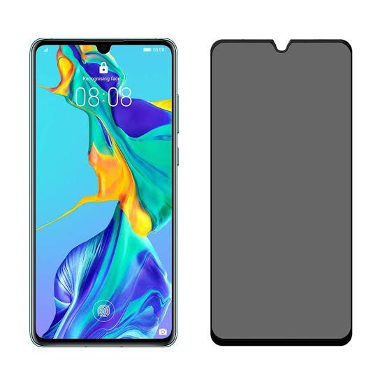 Samsung Galaxy A10s Hayalet Privacy Gizli Cam Ekran Koruyucu Siyah