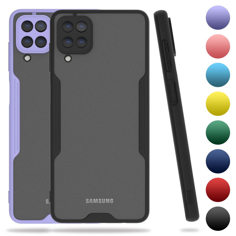 Samsung Galaxy A22 Kılıf Platin Matte Silikon Arka Kapak