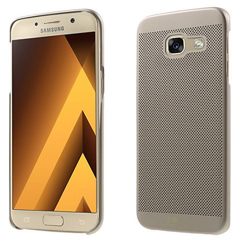 Samsung Galaxy A3 2017 (A320) Loopee Point Sert Arka Kapak Gold