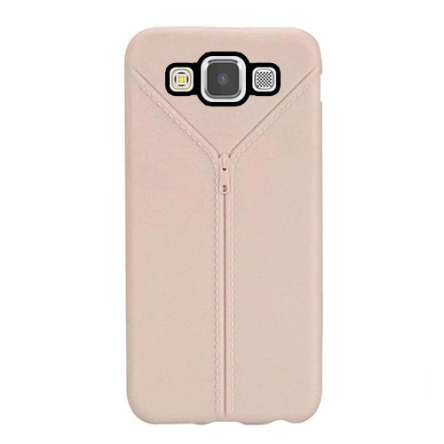 Samsung Galaxy A3 (A300) Zipper Serisi TPU Kapak Gold