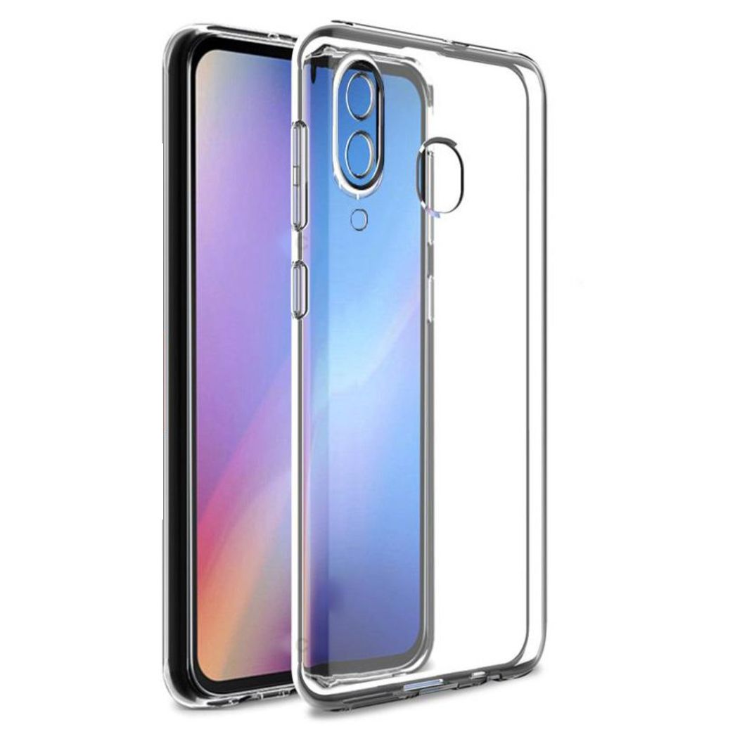 Samsung Galaxy A30 (A305) Kılıf FitCase Toz Koruma Tıpalı Arka Kapak Şeffaf