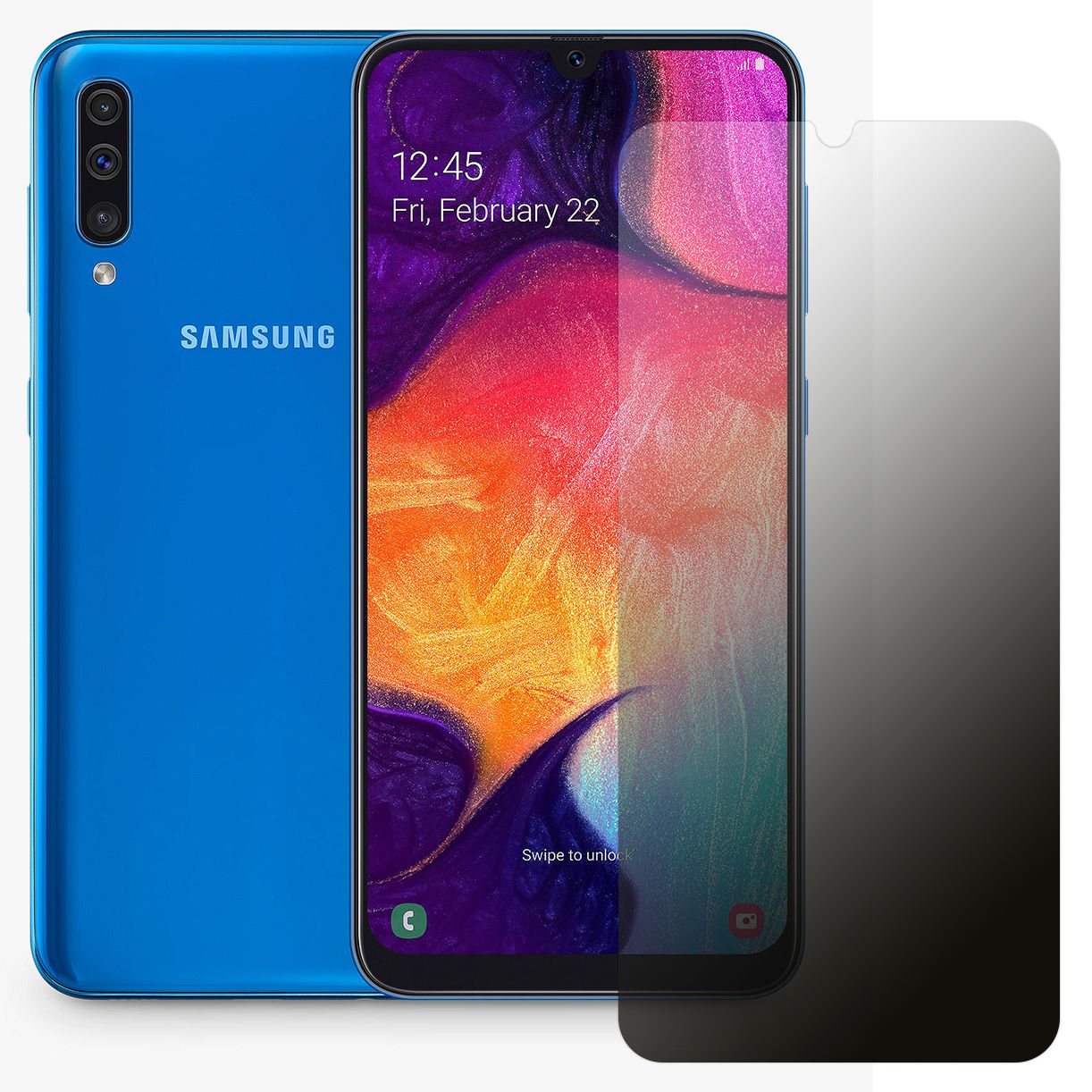 Samsung Galaxy A30 / A50 Hayalet Privacy FlexiGlass MAT Nano Ekran Koruyucu