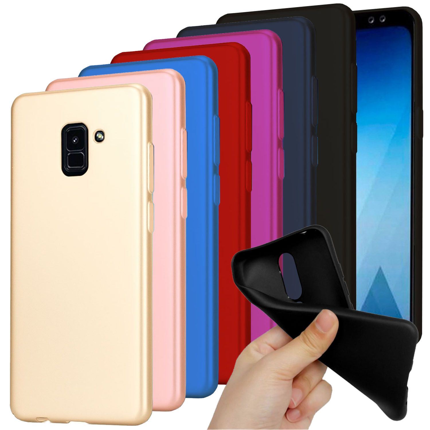 Samsung Galaxy A6 (A600) Kılıf FitCase PremiumS Silikon Arka Kapak