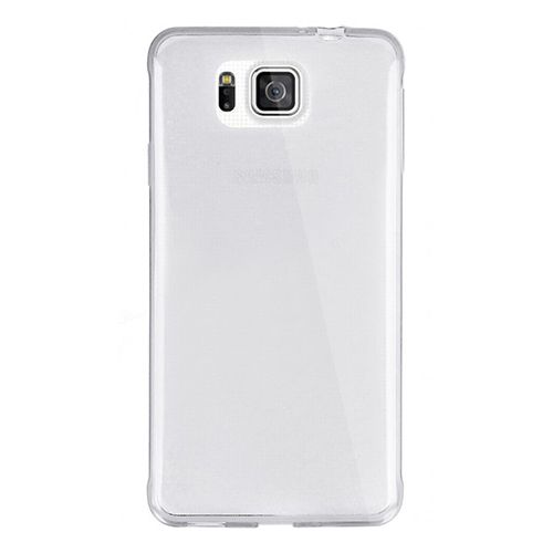 Samsung Galaxy Alpha (G850) Kılıf Soft Silikon Şeffaf Arka Kapak