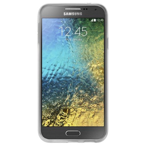 Samsung Galaxy E5 (E500) Kılıf Soft Silikon Şeffaf Arka Kapak