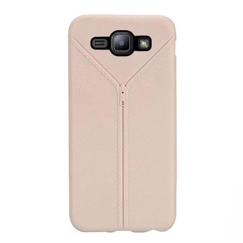 Samsung Galaxy J1 (J100) Zipper Serisi TPU Kapak Gold