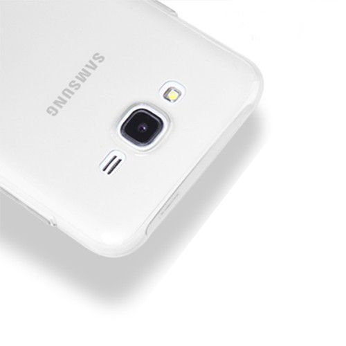 Samsung Galaxy J7 (J700) Kılıf Soft Silikon Şeffaf Arka Kapak