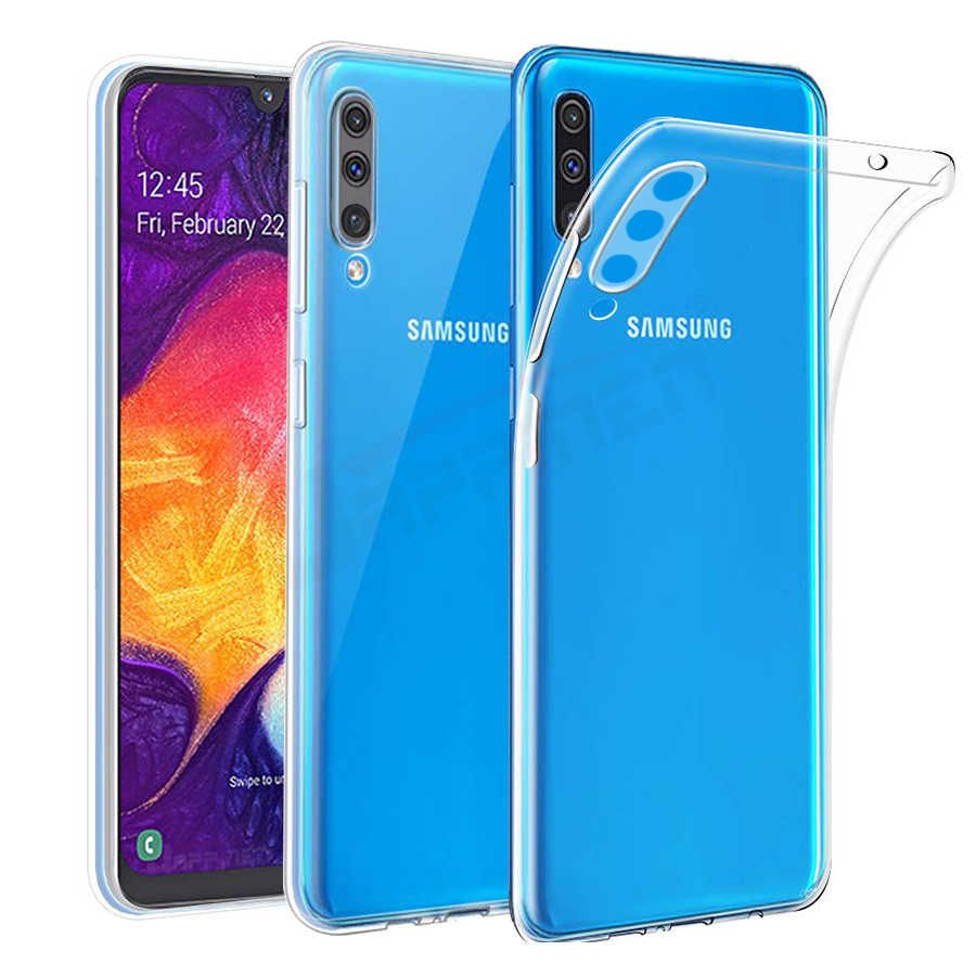 Samsung Galaxy M30 (M305) Kılıf FitCase Toz Koruma Tıpalı Şeffaf Arka Kapak