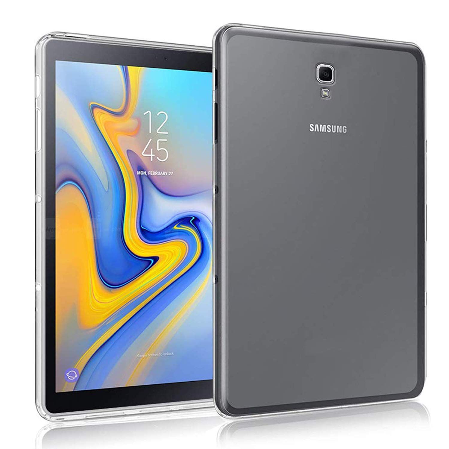 Samsung Galaxy Tab A T590 10.5' Kılıf Şeffaf Silikon Arka Kapak