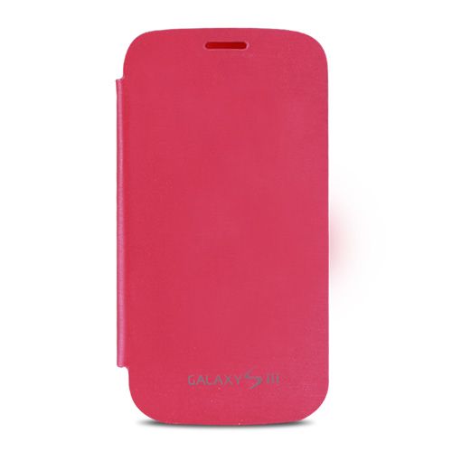 Samsung I9300 Galaxy S3 Flip Cover Kılıf Pembe