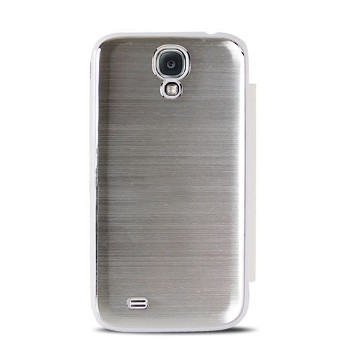 Samsung I9500 Galaxy S4 Flip Cover Kılıf Beyaz