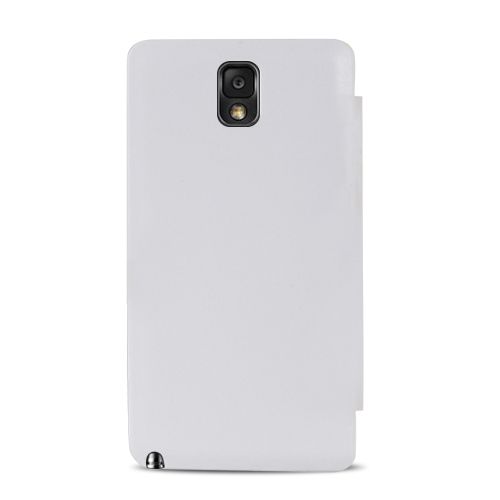 Samsung N9000 Note 3 Flip Cover Kılıf Beyaz