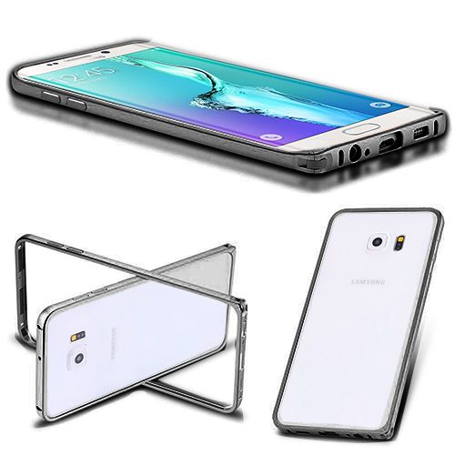 Samsung S6 G920 Bumper Çerçeve Kılıf Siyah