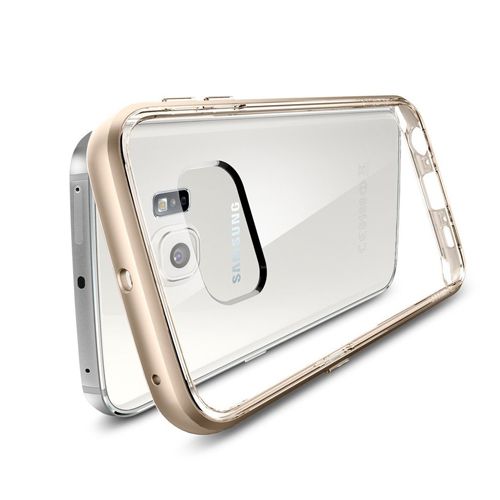 Samsung S6 G920 Bumper Çerçeve Kılıf Gold