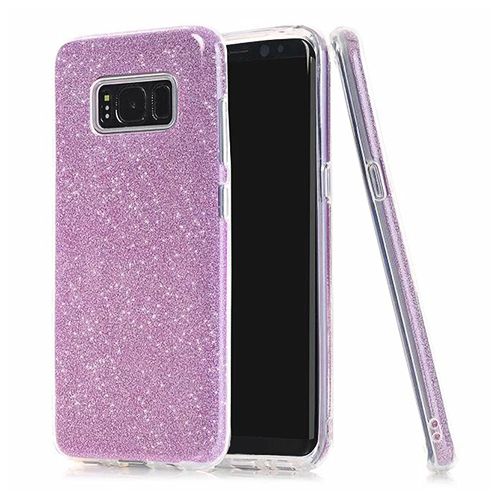 Samsung S8 Plus (G955) 3in1 Simli Silikon Arka Kapak Pembe