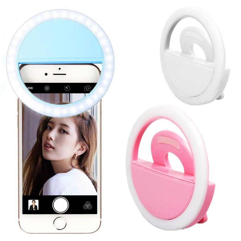 Selfie Ring Light 3 Kademeli Şarjlı Led Selfie Işığı