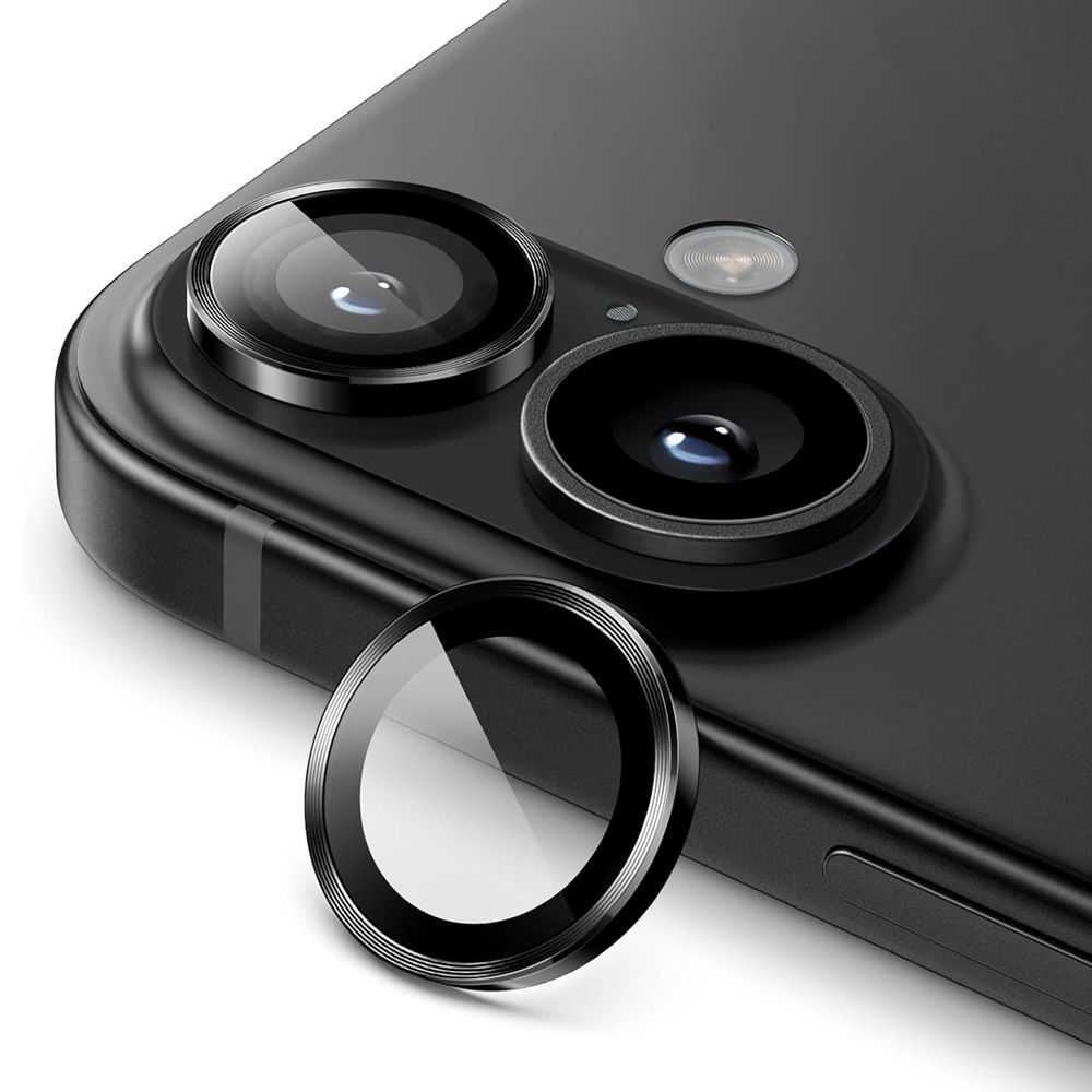 Shaza iPhone 16 / iPhone 16 Plus Safir Kamera Lens Koruyucu 3lü Set