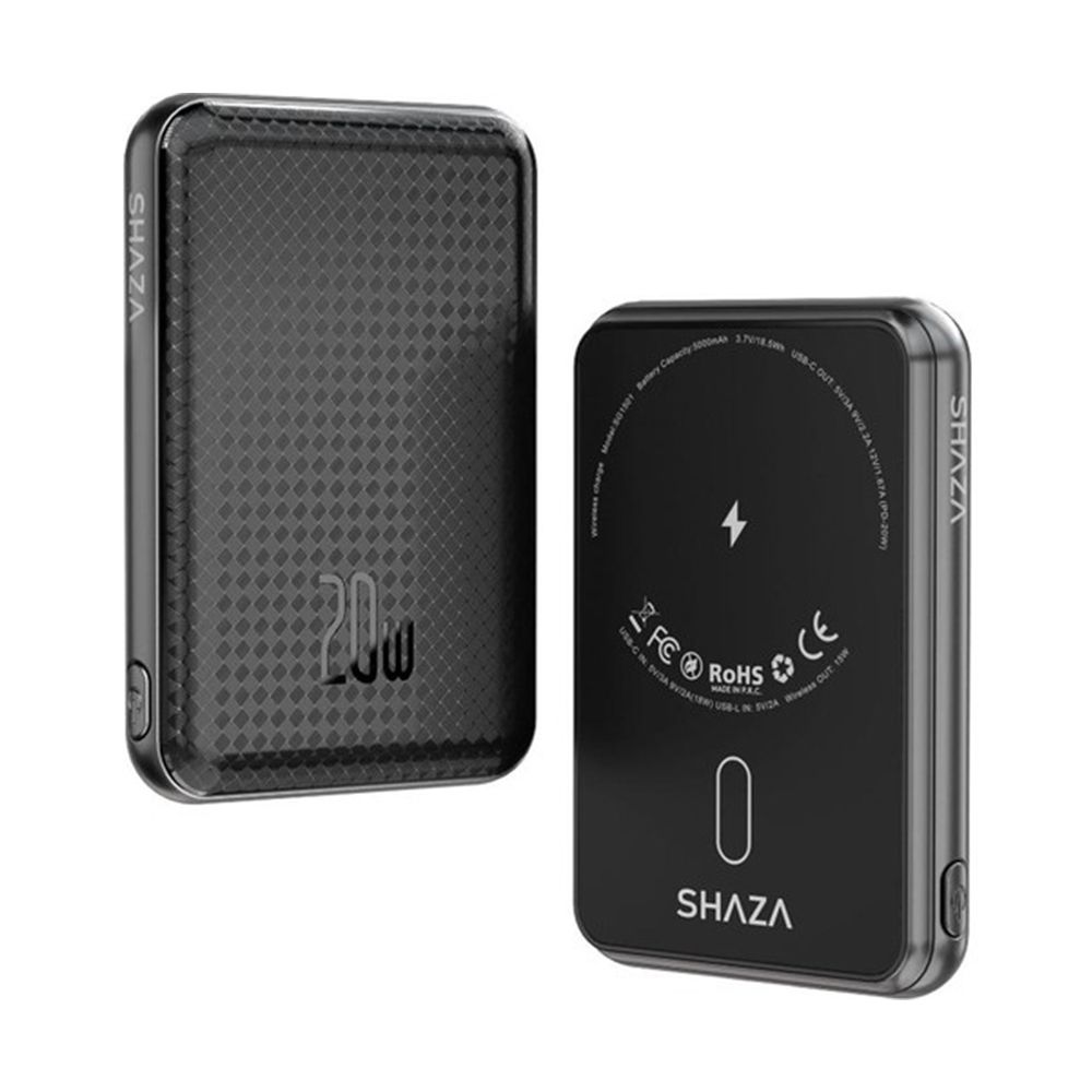 Shaza SG1501 Magnetic 5000 mAh Kablosuz Wireless Powerbank