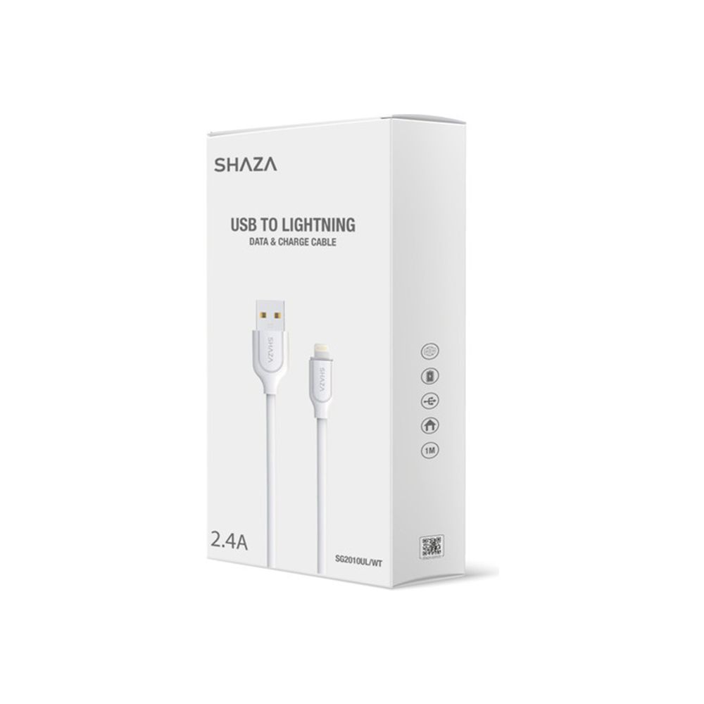 Shaza SG2010UL USB - Lightning 2.4A 1m Şarj Kablosu