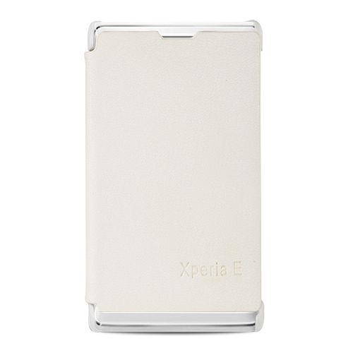 Sony Xperıa E C1505 Flip Case Kılıf Beyaz