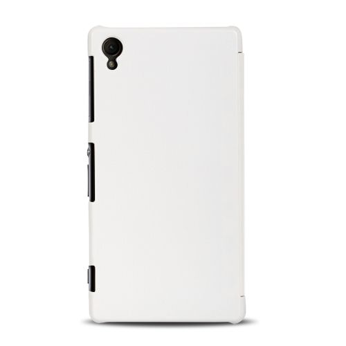 Sony Xperıa Z1 L39H Flip Case Kılıf Beyaz