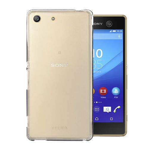 Sony Xperia M5 Kılıf Soft Silikon Şeffaf Arka Kapak