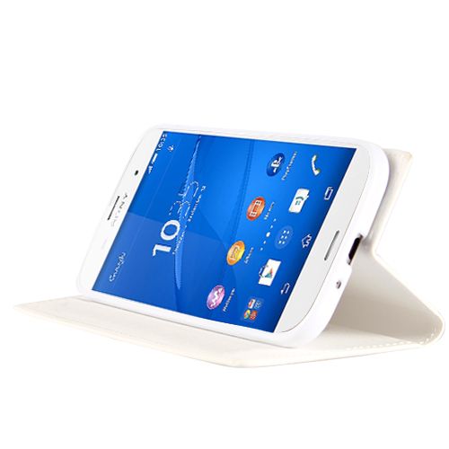 Sony Xperia Z4 Gizli Mıknatıslı Premium Magnum Kılıf Beyaz