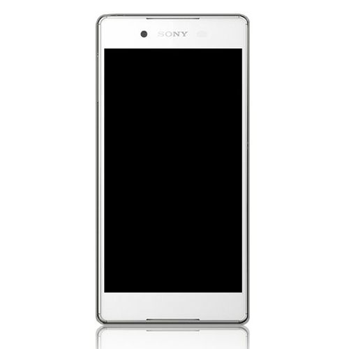 Sony Xperia Z4 Kılıf Soft Silikon Şeffaf-Siyah Arka Kapak