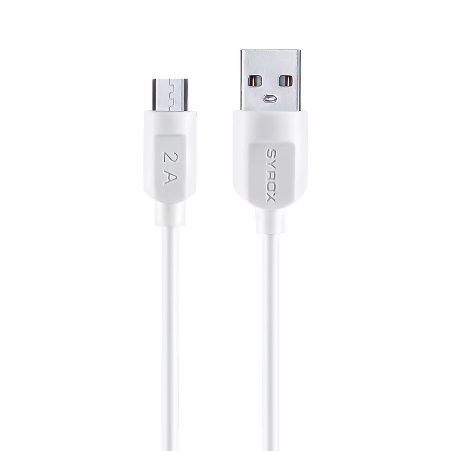 Syrox C70 Micro USB Şarj ve Data Kablosu 2.0A 1.1mt Beyaz