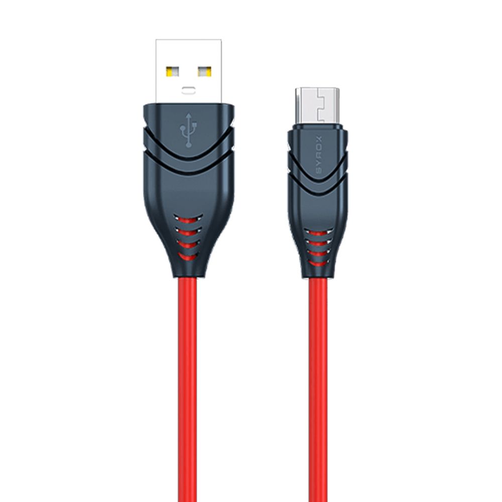 Syrox C98 Micro USB Flex Silikon Data/Şarj Kablosu 2.1A 1.1mt