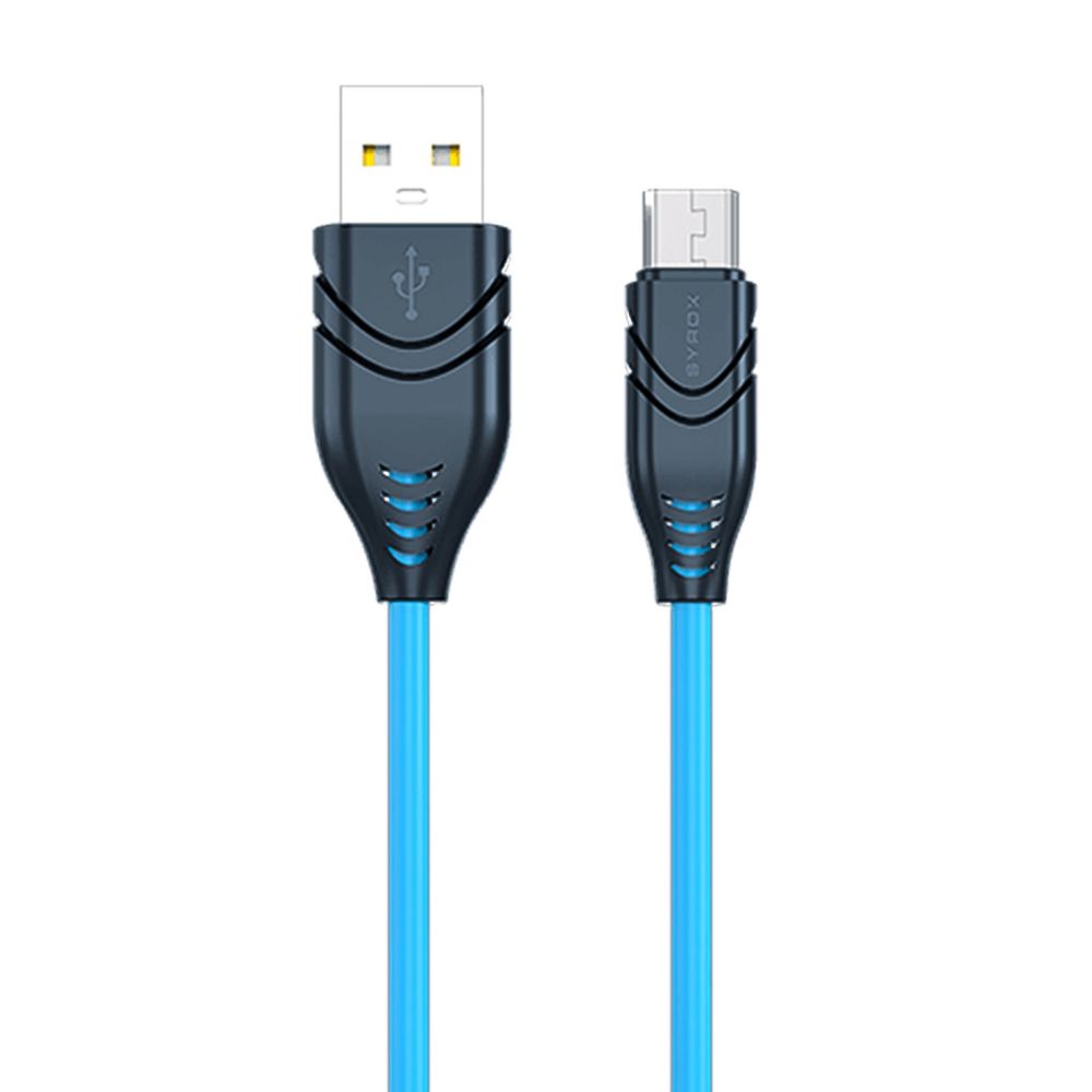 Syrox C98 Micro USB Flex Silikon Data/Şarj Kablosu 2.1A 1.1mt