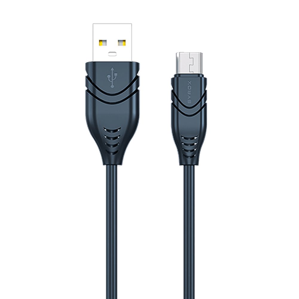 Syrox C98 Micro USB Flex Silikon Data/Şarj Kablosu 2.1A 1.1mt