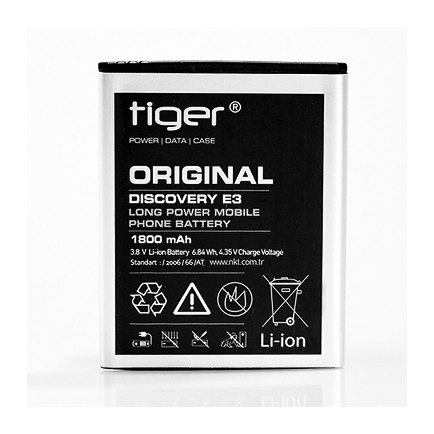 Tiger General Mobile Discovery E3 Batarya 1800 mAh