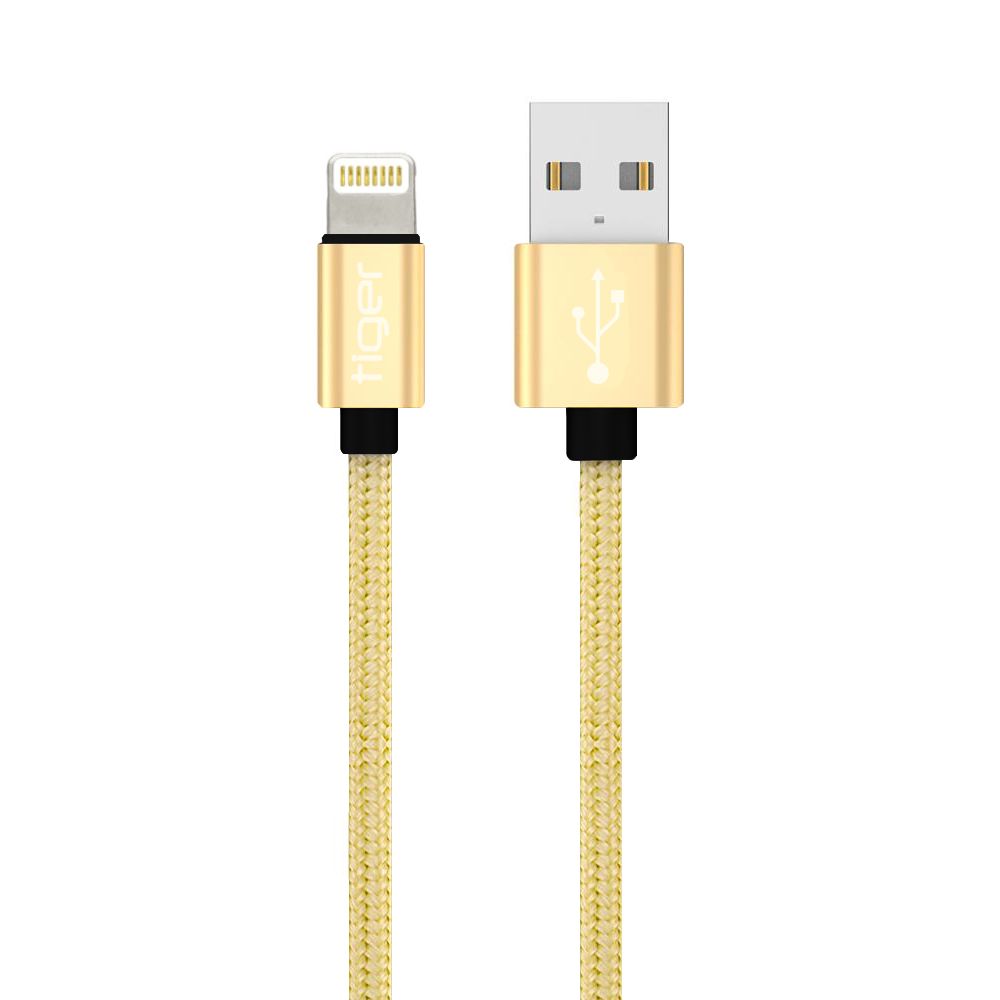 Tiger Lightning 3.0A 1mt Örgü-Halat Hızlı Şarj USB Kablo TUC-A86