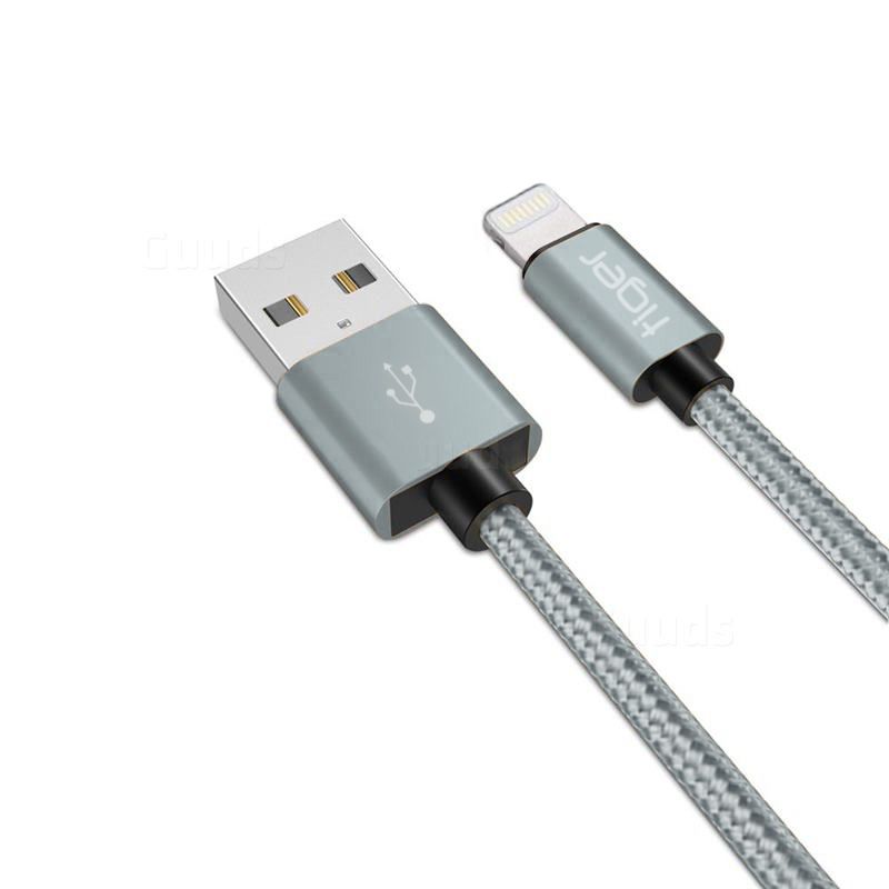 Tiger Lightning 3.0A 1mt Örgü-Halat Hızlı Şarj USB Kablo TUC-A86