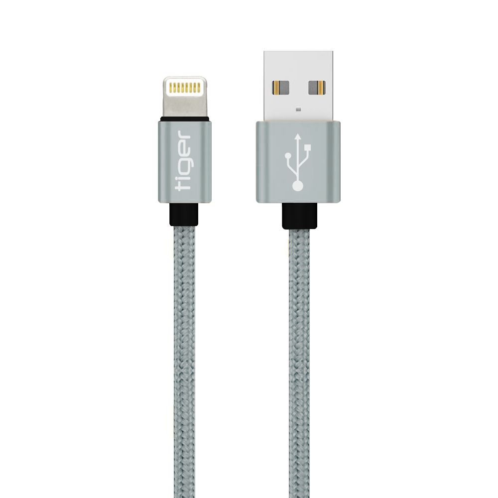 Tiger Lightning 3.0A 1mt Örgü-Halat Hızlı Şarj USB Kablo TUC-A86