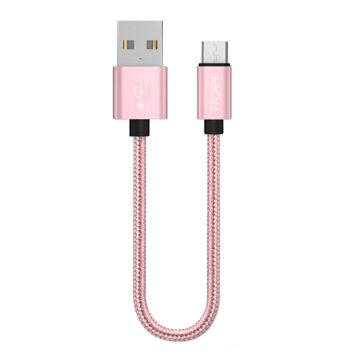 Tiger Micro USB 3.0A 22cm Örgü-Halat Hızlı Şarj USB Kablo TUC-A85