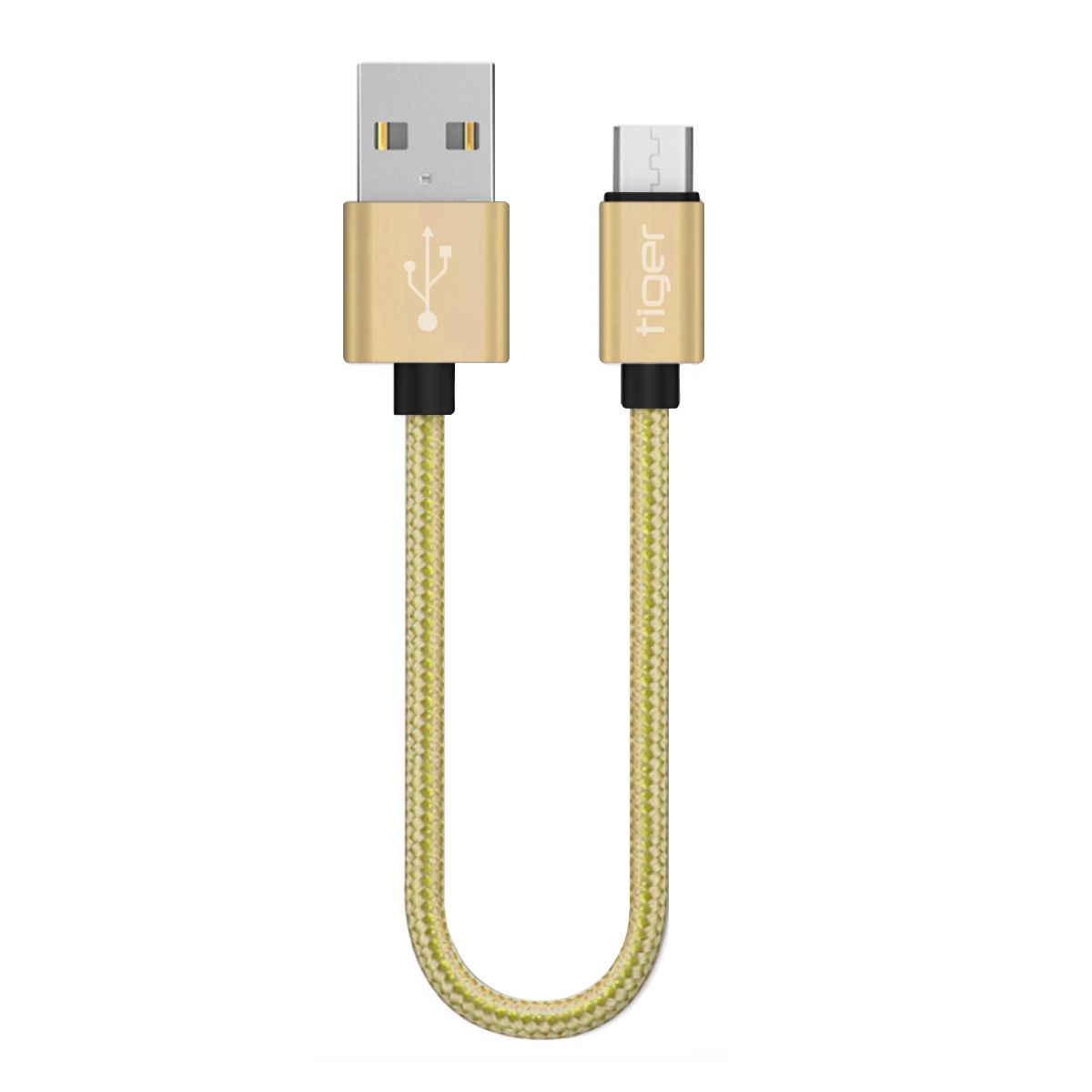 Tiger Micro USB 3.0A 22cm Örgü-Halat Hızlı Şarj USB Kablo TUC-A85