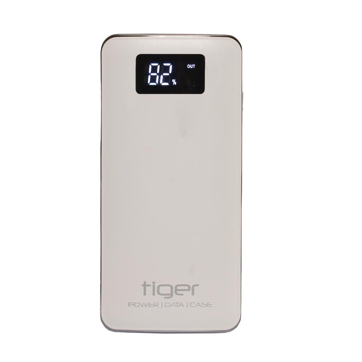 Tiger Powerbank Ekranlı Metal Kasa RW-P31D 12000 mAh Beyaz