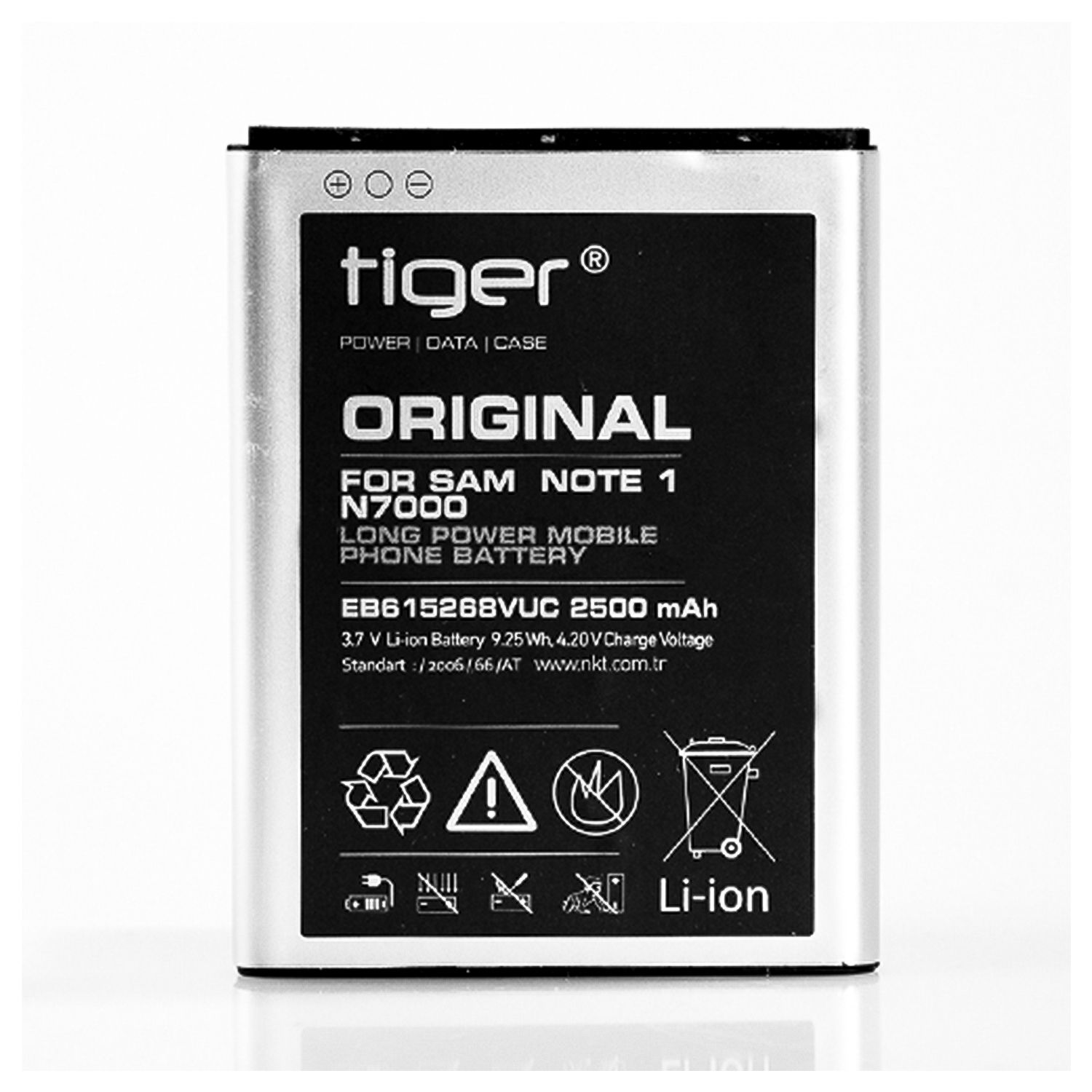 Tiger Samsung Galaxy Note 1 (N7000-I9220) EB615268VUC Batarya 2500 mAh