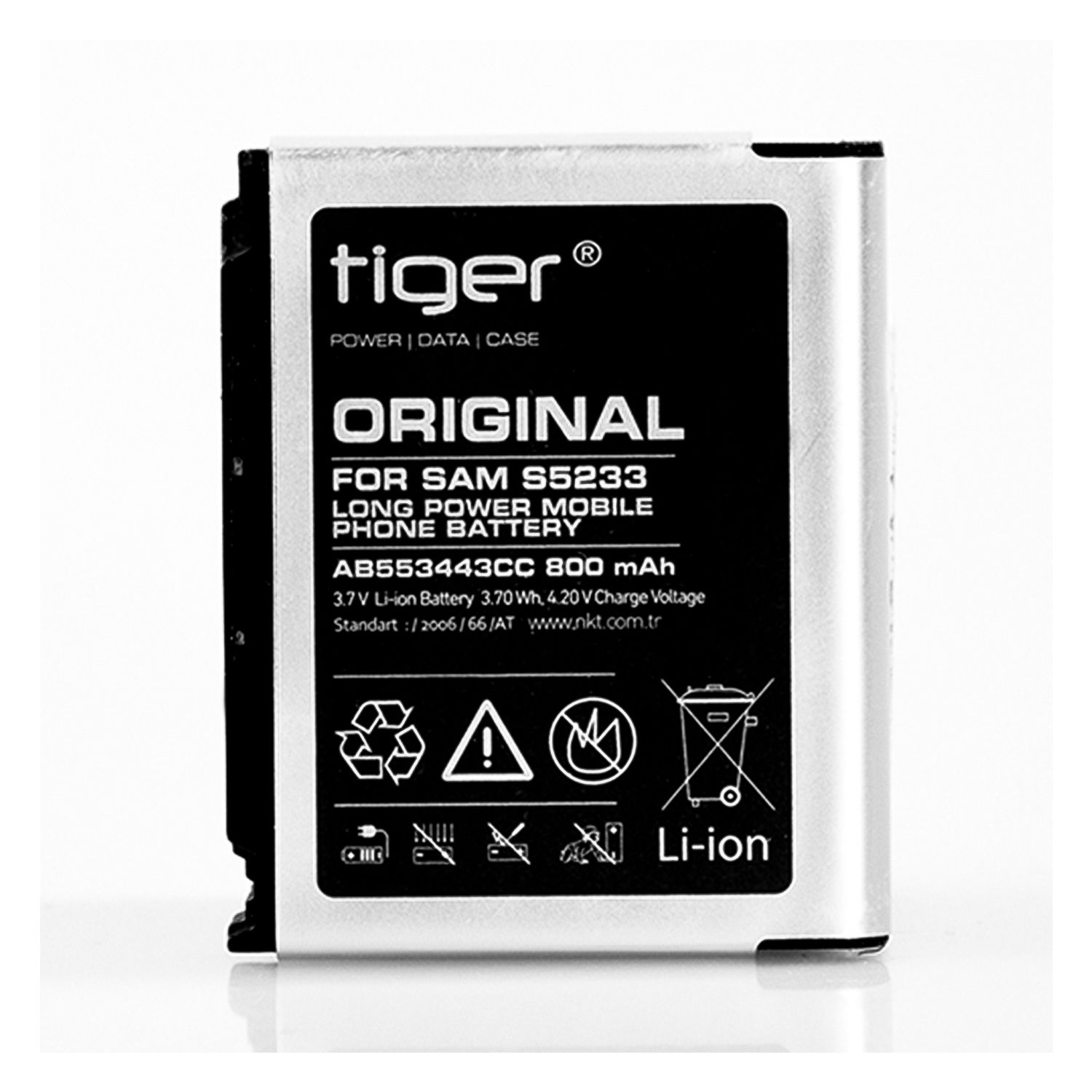 Tiger Samsung S5233-U700-G800 AB553443CC Batarya 800 mAh