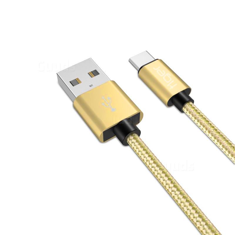 Tiger Type-C 3.0A 1mt Örgü-Halat Hızlı Şarj USB Kablo TUC-A86