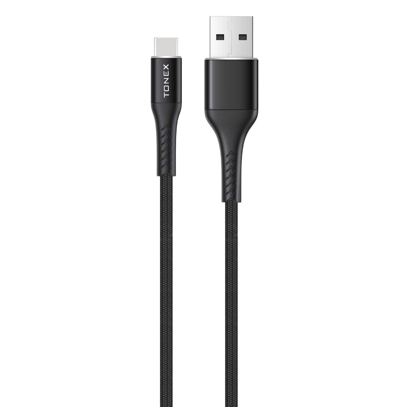 Tonex Delta Serisi Type-C QC3.0 3.4A USB Şarj ve Data Kablosu 1mt