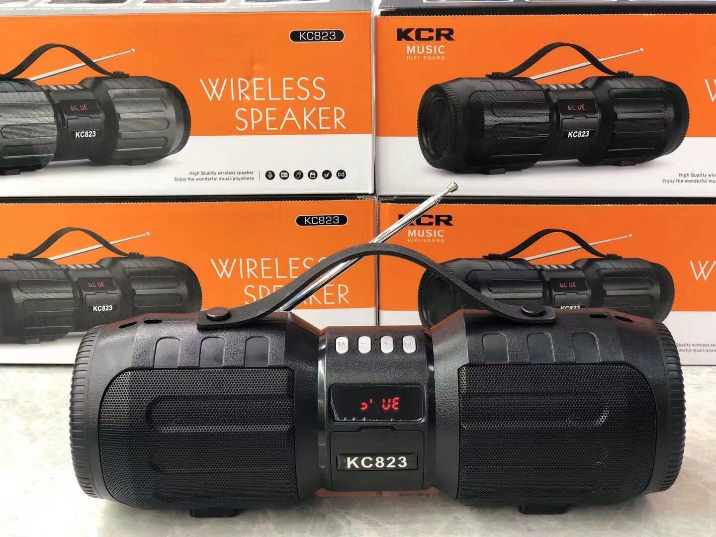 Tonex KC823 Bluetooth Speaker Kablosuz Hoparlör FM/USB/BT/SD/AUX